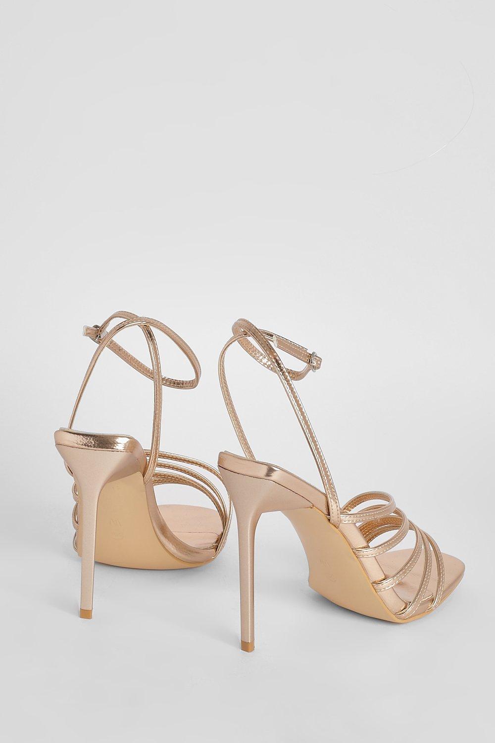 Boohoo rose clearance gold heels